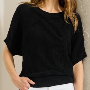 Tommy Bahama Zandra Linen Blend French Sleeve Sweater Tee